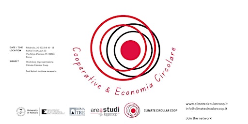 Un Workshop di Climate Circular Coop: Economia Circolare & Cooperative