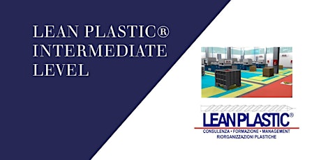Lean Plastic ® Intermediate Level - 13 e 14 aprile 2023 primary image