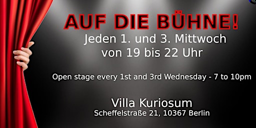 Auf die Bühne! - Berlin Open Stage