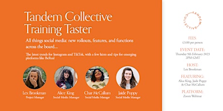 Tandem Collective Training Taster 2023