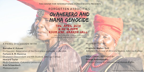 Forgotten Atrocities: The Ovaherero and Nama Genocide