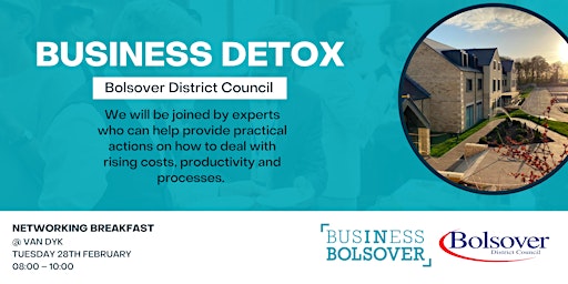 Business Bolsover Launch Event: Business Detox primary image