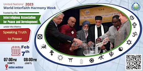 "Speaking Truth To Power" | United Nations' Interfaith Harmony Week Webinar