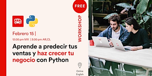 Workshop gratuito: Aprende a predecir tus ventas y haz crecer tu negocio con Python
