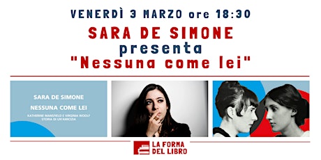 SARA DE SIMONE presenta "NESSUNA COME LEI"