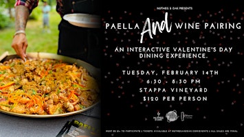 Paella and Wine Pairing Dinner | Valentine's Day