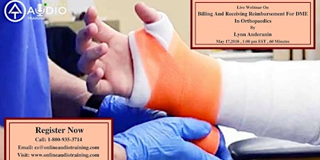 Billing And Receiving Reimbursement For DME In Orthopaedics primary image