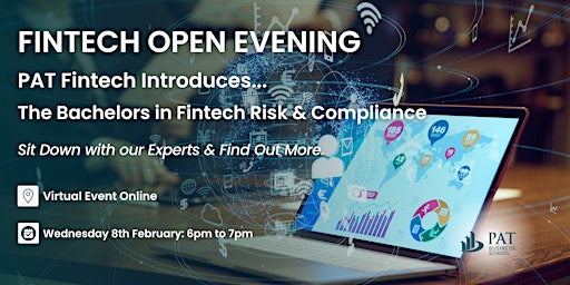 Open Evening - Introducing the Bachelors in Fintech Risk & Compliance