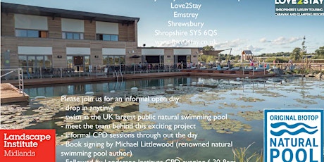LOVE2STAY Natural Swimming Pool: Architects and Designers Open Day primary image