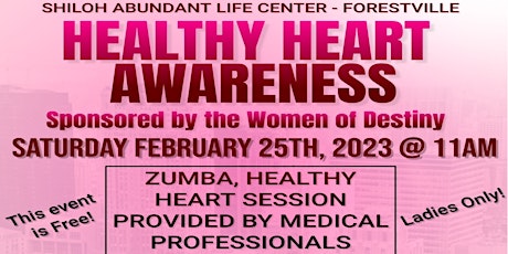 Healthy Heart Awareness:  Free Zumba & Healthy Heart Session