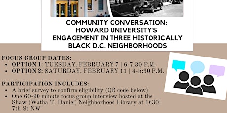 Community Conversation: Howard University's Engagement in The Community