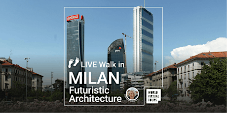 Live Walk in Milan Futuristic Architecture