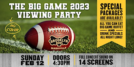 The Big Game 2023 Viewing Party