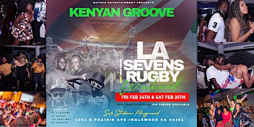 KENYAN GROOVE PARTY SATURDAY FEBRUARY 25TH