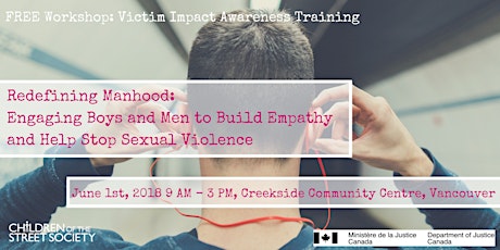 Free Workshop: Engaging Boys and Men to Build Empathy and Help Stop Sexual Violence primary image