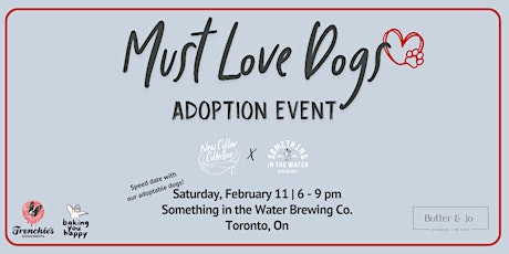 MUST LOVE DOGS ADOPTION EVENT