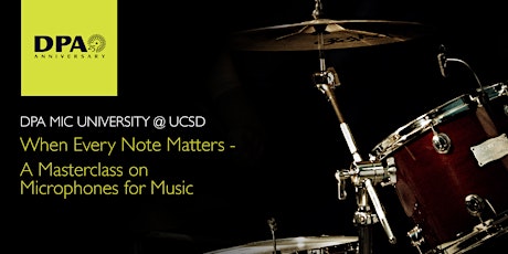 DPA Microphone University @ UC San Diego primary image