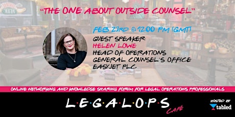 Legalops Café: The One About Outside Counsel