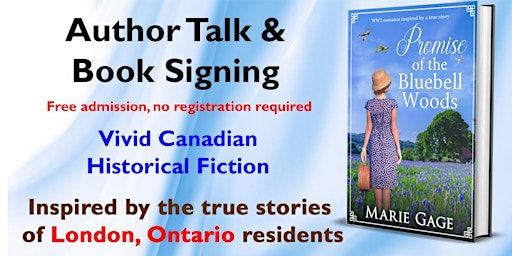 Marie Gage Author Talk and Book Signing