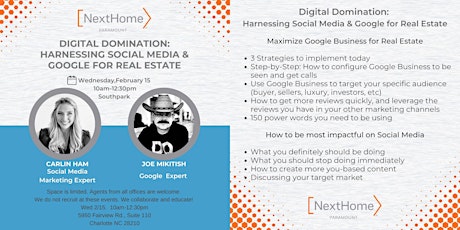 Digital Domination: Harnessing Social Media & Google for Real Estate