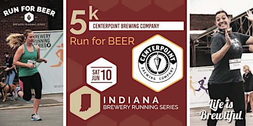 Imagen principal de 5k Beer Run x Centerpoint Brewing | 2023 IN Brewery Running Series