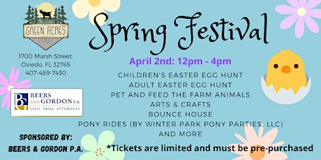 Spring Festival and Easter Egg Hunt