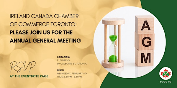 Annual General Meeting - Ireland Canada Chamber of Commerce, Toronto