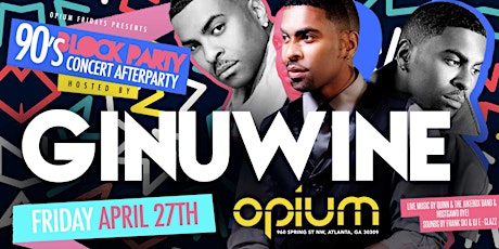 90s BLOCK PARTY CONCERT AFTER-PARTY HOSTED BY GINUWINE WITH MUSIC BY FRANK SKI, DJ ECLAZZ, AND QUINN &THE JUKEBOX primary image