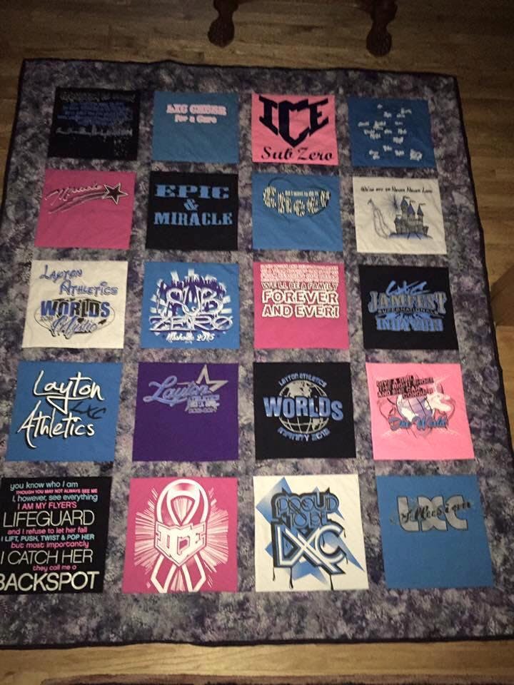 T Shirt Quilt Blanket - Great Graduation Gift!