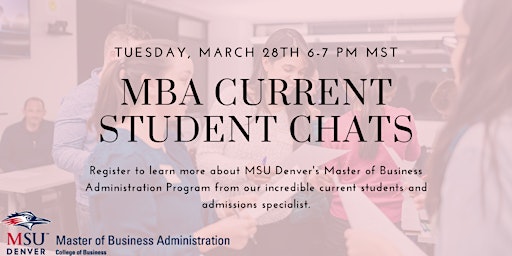 MBA Current Student Chat