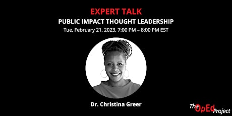 Public Impact Thought Leadership