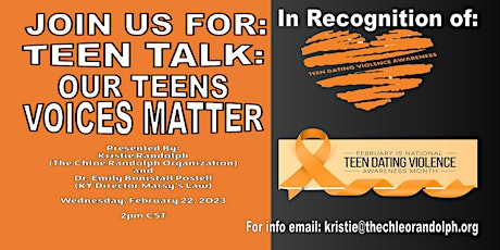 Teen Talk-Our Teens Voices Matter