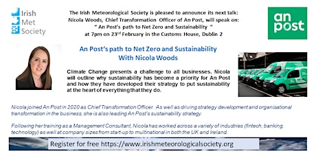 An Post's Path to Net Zero and Sustainability
