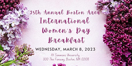 25th Annual Boston Area International Women's Day Breakfast