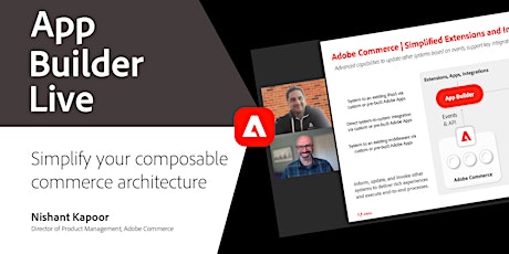 App Builder Live - Simplify your composable commerce architecture