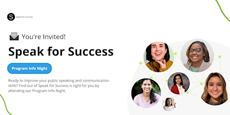 Learn How You Can Build Your Speaking Confidence with Speak for Success!