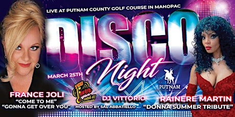 Disco Night LIVE at Putnam County Golf Course with France Joli