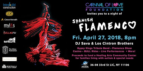 Carnival of Love Celebrates 10 Years with a Night of Spanish Flamenco • Fundraiser to Benefit Families Living with Autism & Special Needs primary image