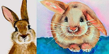 Spring Bunnies  in Watercolors with Phyllis Gubins