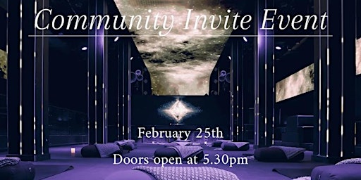 Immersive Events | Community Invite Event