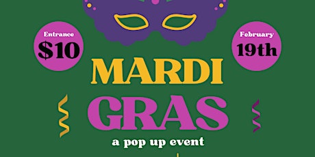 Mardi Gras Pop Up Event