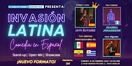 Invasión Latina | Berlín - Un nuevo show de comedia stand-up en español