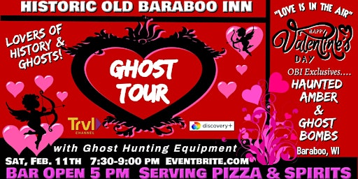 A VALENTINE'S GHOST TOUR for  LOVERS of HISTORY & GHOSTS!