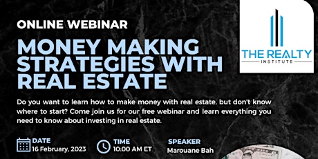 Money-making strategies with Real Estate