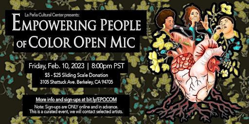 Empowering People of Color Open Mic!