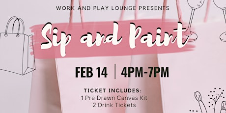 Work and Play Lounge: Sip and Paint