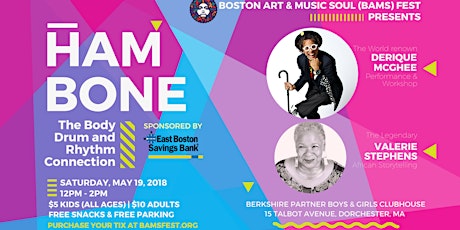 BAMS Fest presents HAMBONE: The Body Drum and Rhythm Connection
