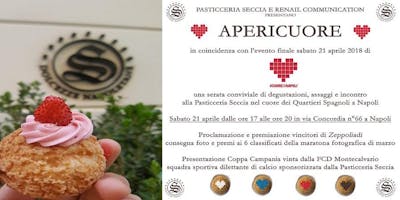 Apericuore, anche Pasticceria Seccia è parte di CuoreDiNapoli ai Quartieri Apericuore, anche Pasticceria Seccia è parte di CuoreDiNapoli ai Quartieri