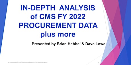 In-Depth Analysis of the CMS (Medicare & Medcaid) FY 2022 Procurement Data