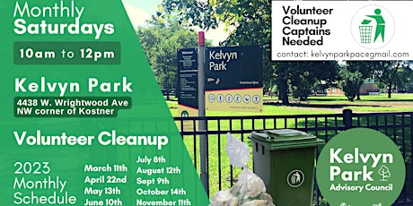 Earth Day Cleanup at Kelvyn Park